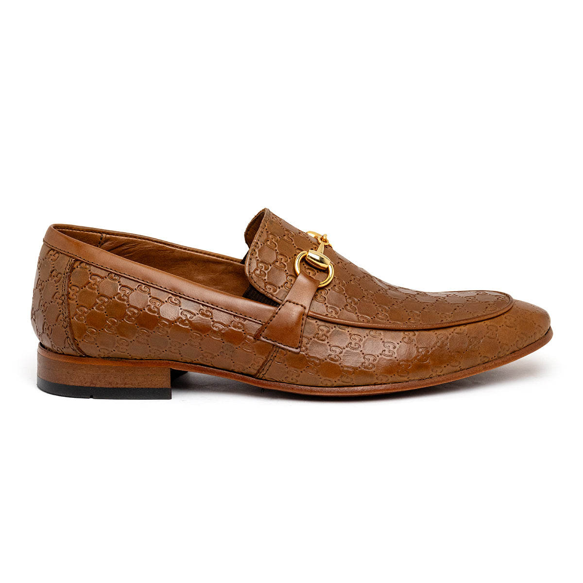 Gucci Italy "Horsebit" Caramelo