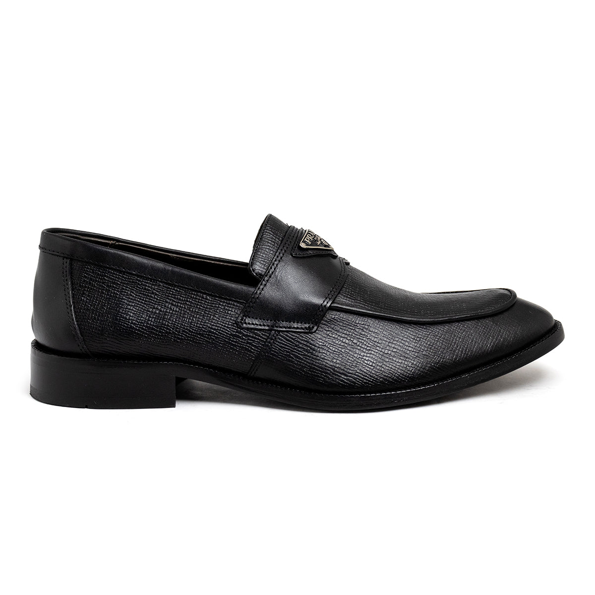 Mocassim Prada Silver Metallic Estampado